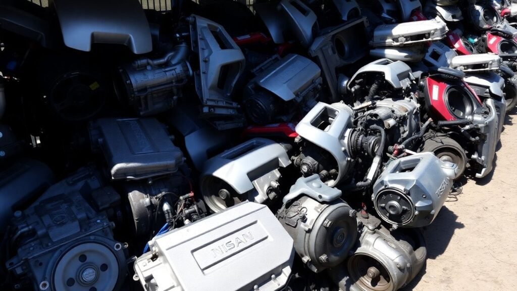 Nissan salvage parts for sale in Australia.