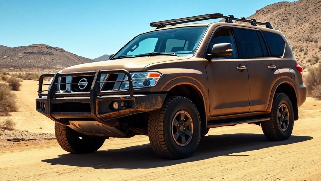 Nissan 4x4 off-road vehicle in Southern California